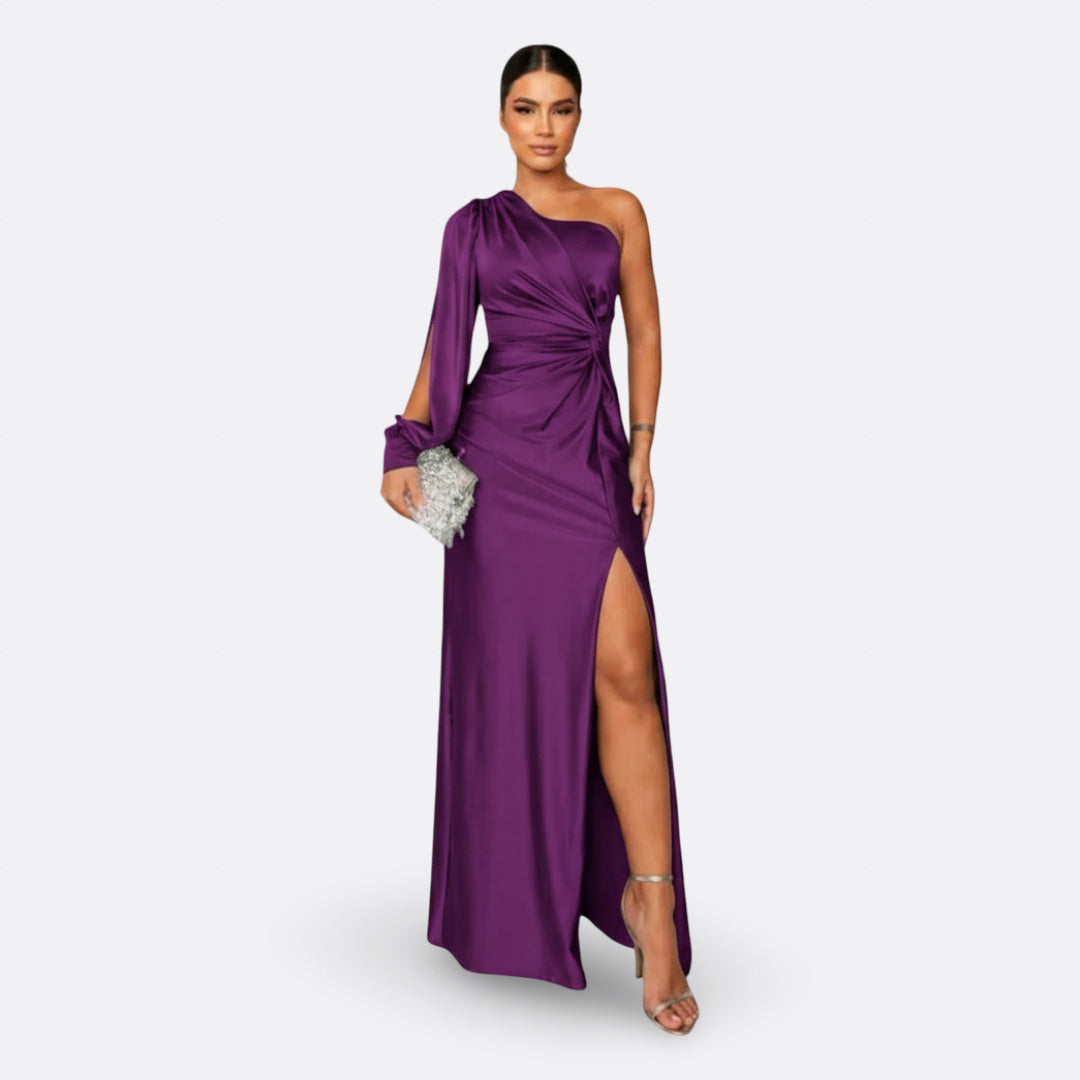 LUNA – Vestido Elegante Asimétrico