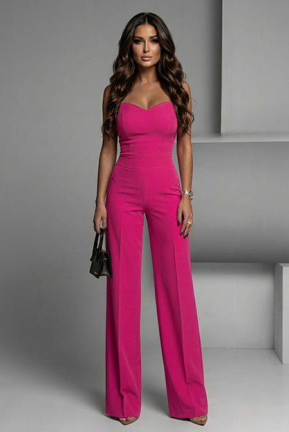SARAH – Mono Elegante Con Escote Corazón