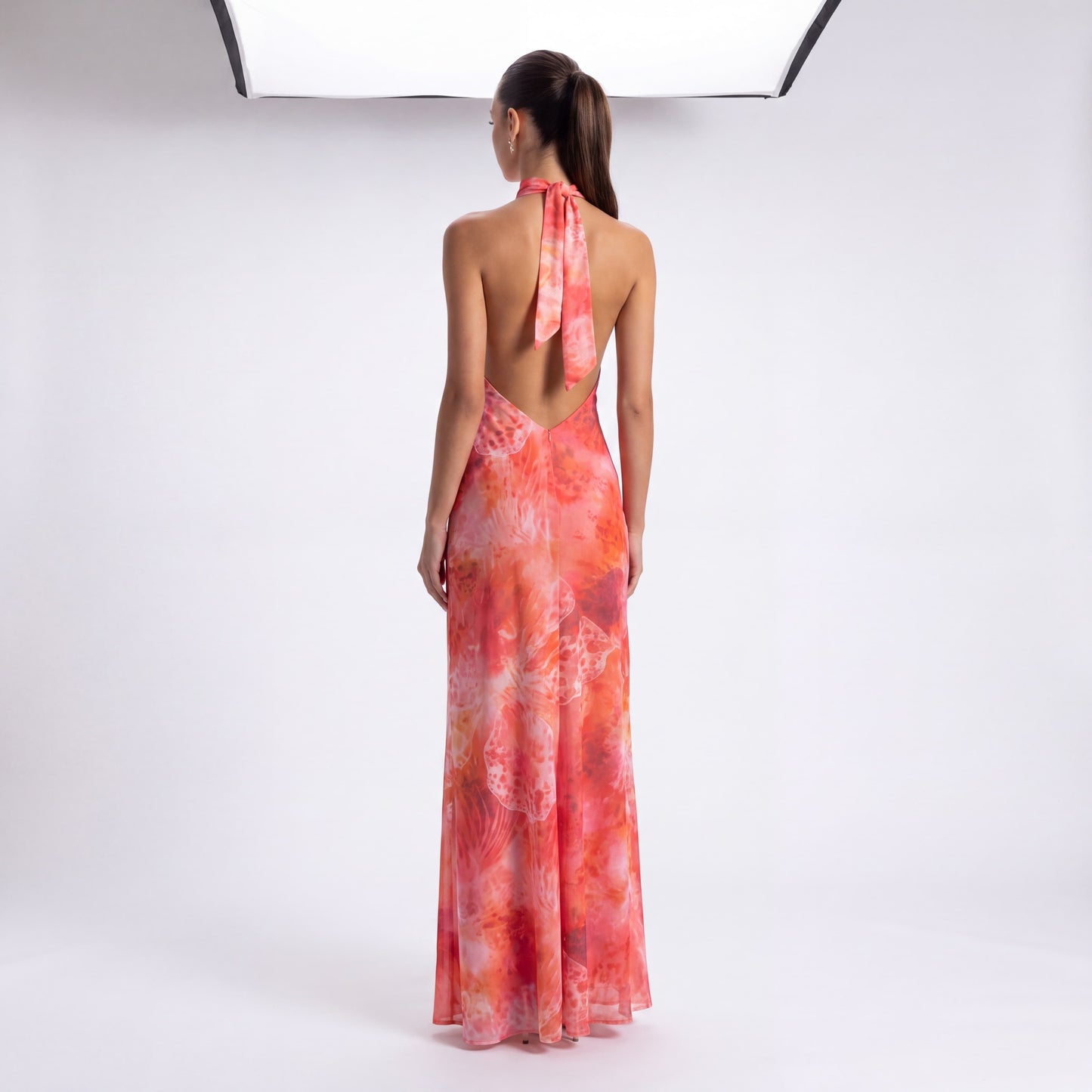MARINA – Vestido Coral Bloom