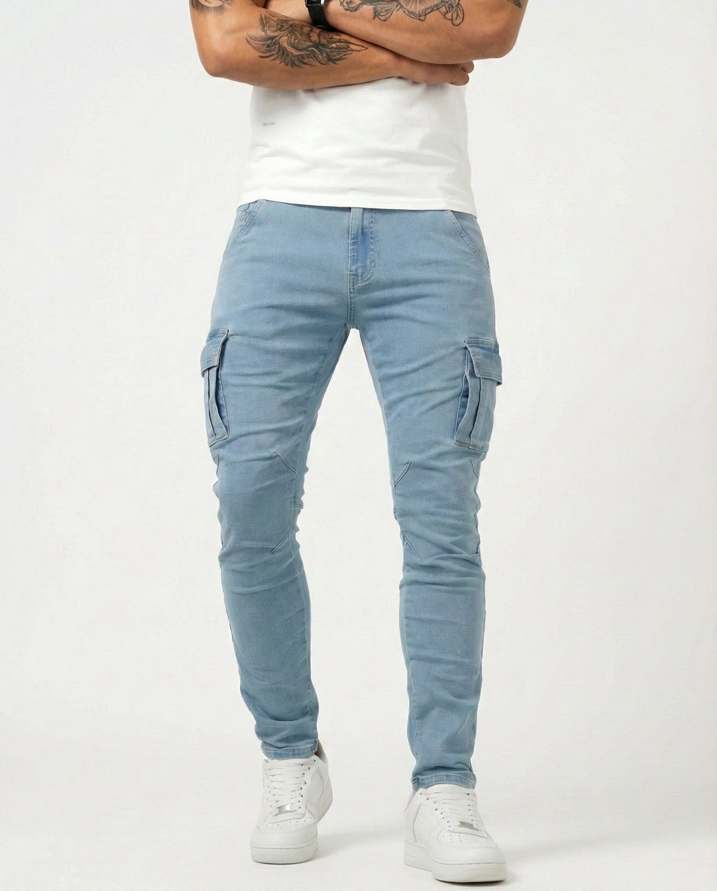 Pantalón Cargo  Elástico
