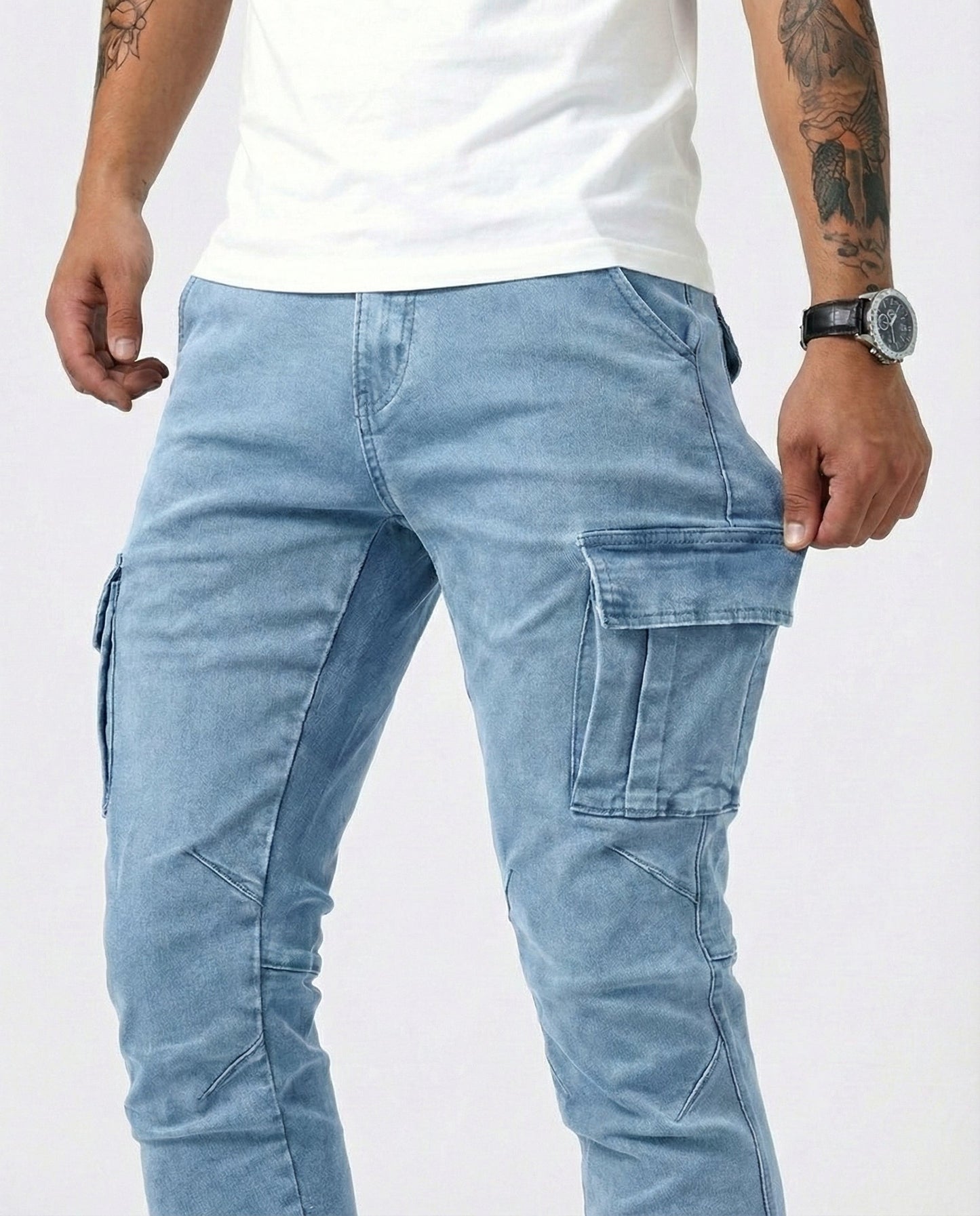 Pantalón Cargo  Elástico