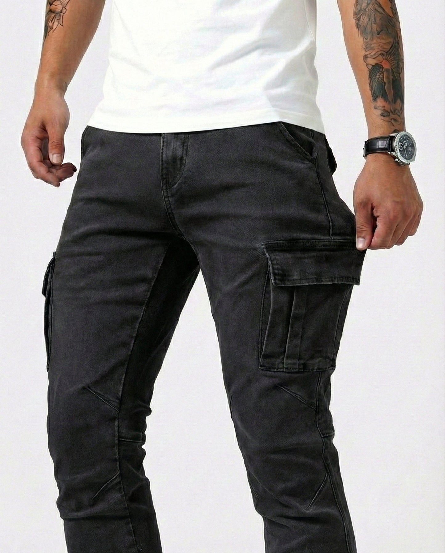 Pantalón Cargo  Elástico