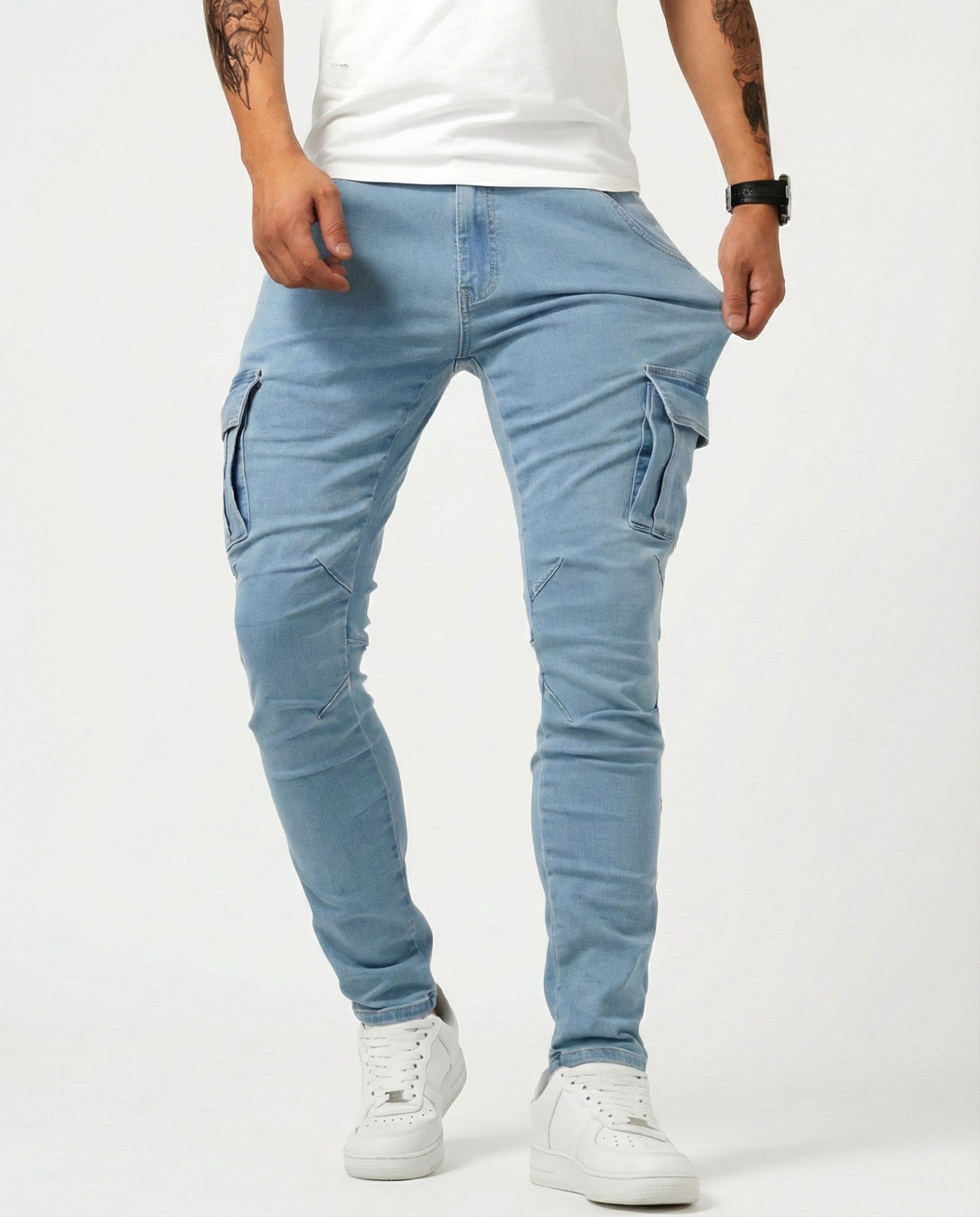 Pantalón Cargo  Elástico