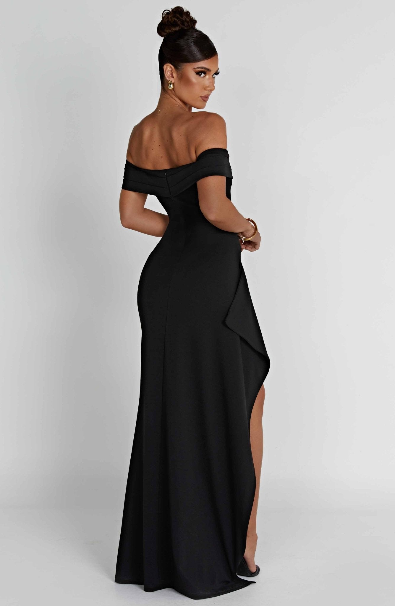 CHLOE – Vestido Maxi Con Abertura Lateral