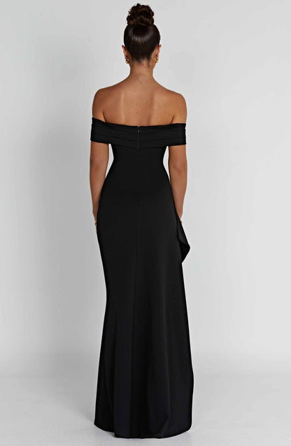 CHLOE – Vestido Maxi Con Abertura Lateral