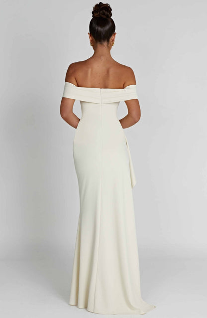 CHLOE – Vestido Maxi Con Abertura Lateral