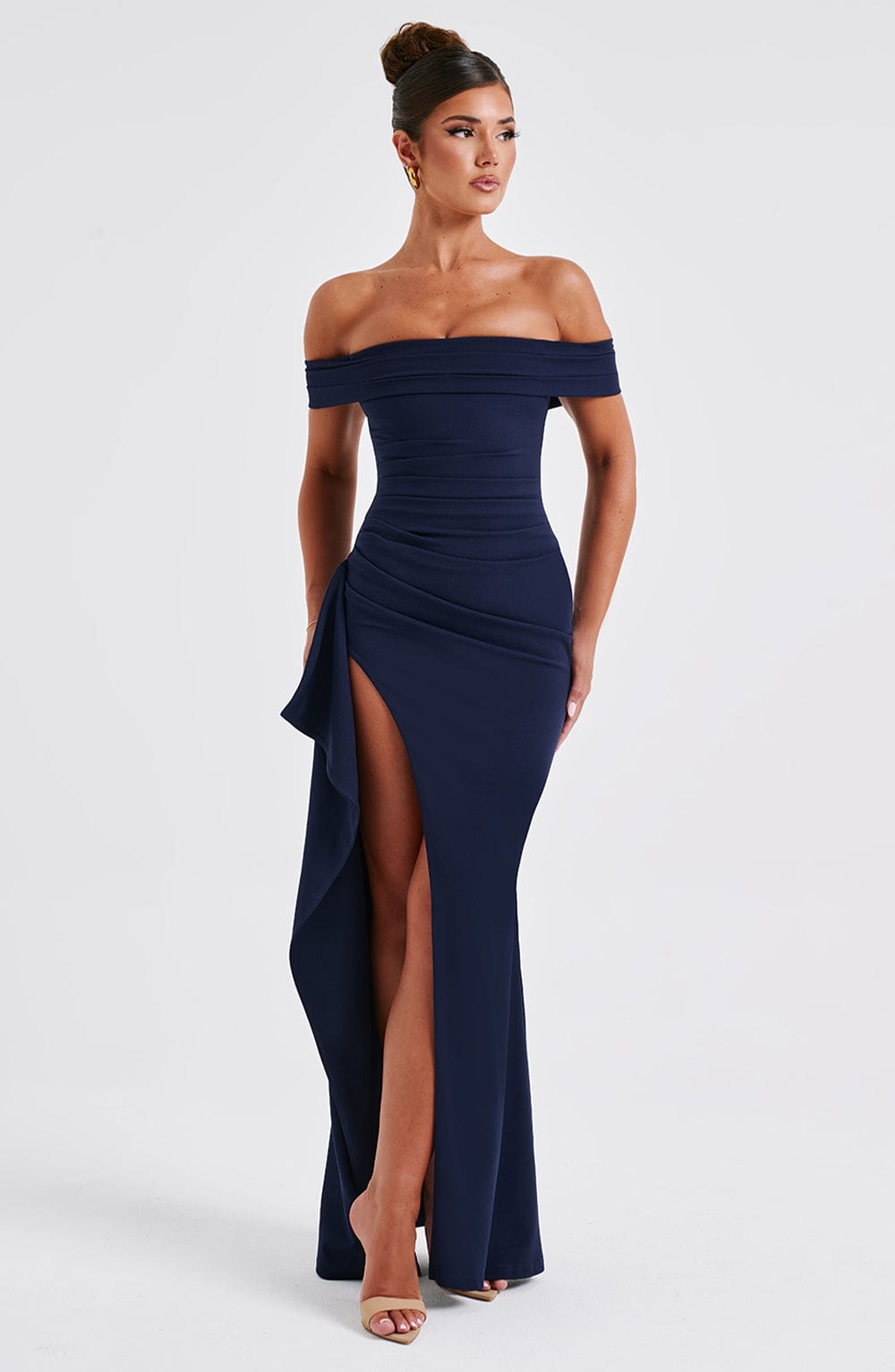 CHLOE – Vestido Maxi Con Abertura Lateral