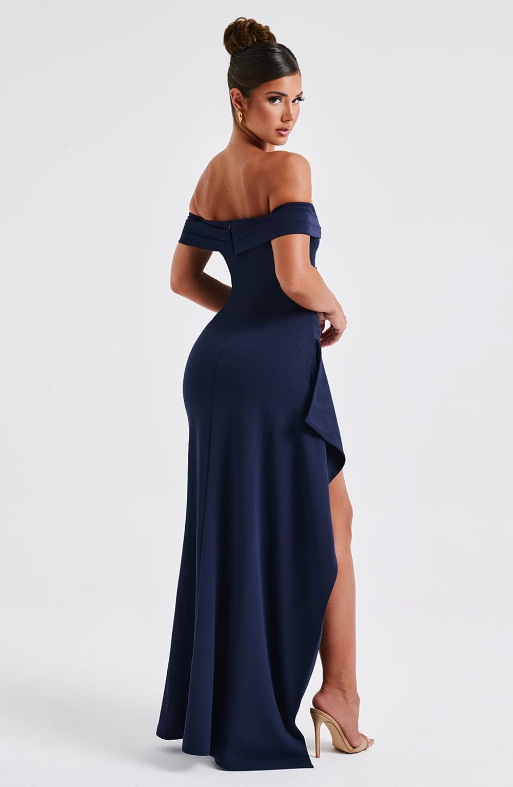 CHLOE – Vestido Maxi Con Abertura Lateral