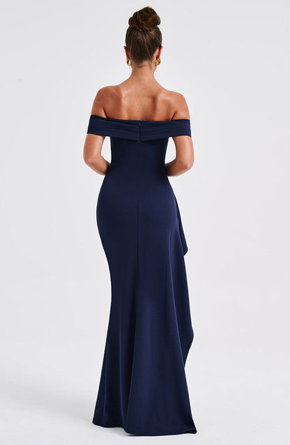 CHLOE – Vestido Maxi Con Abertura Lateral