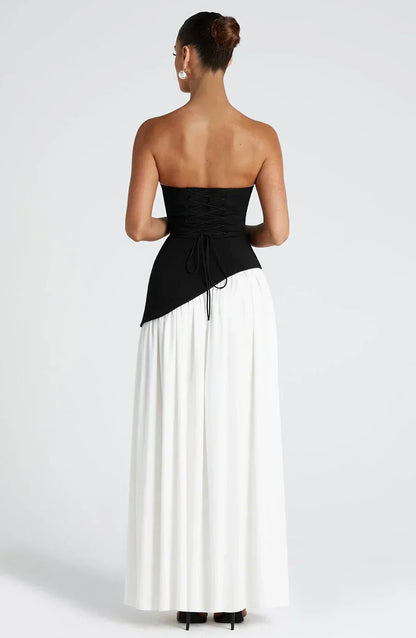 ALBA – Vestido Elegante De Pierna Abierta