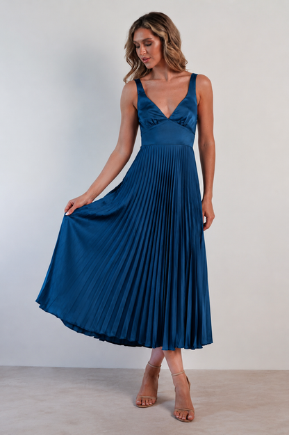 ALEJANDRA – Vestido Midi Elegante De Primavera