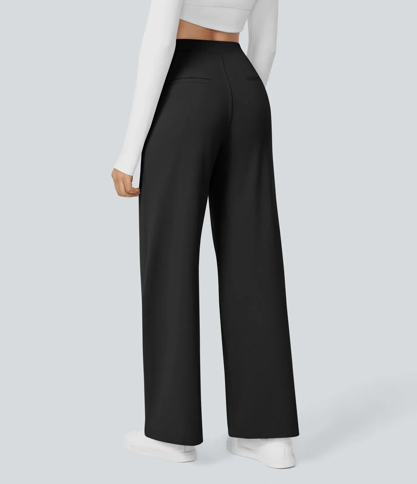 Pantalones Acampanados De Cintura Alta