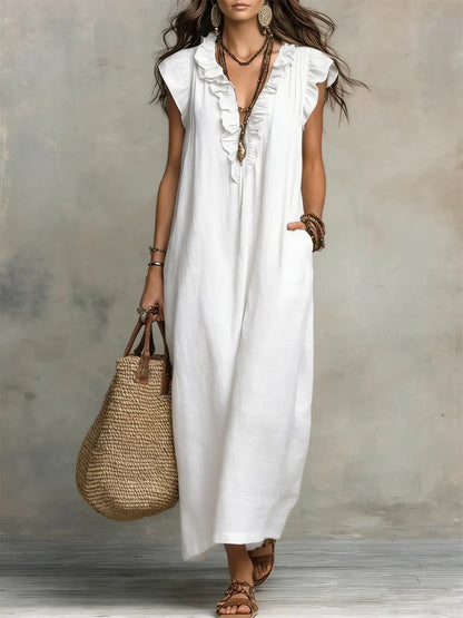MIREIA – Vestido Maxi Estilo Bohemio