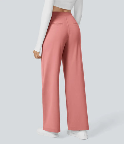 Pantalones Acampanados De Cintura Alta