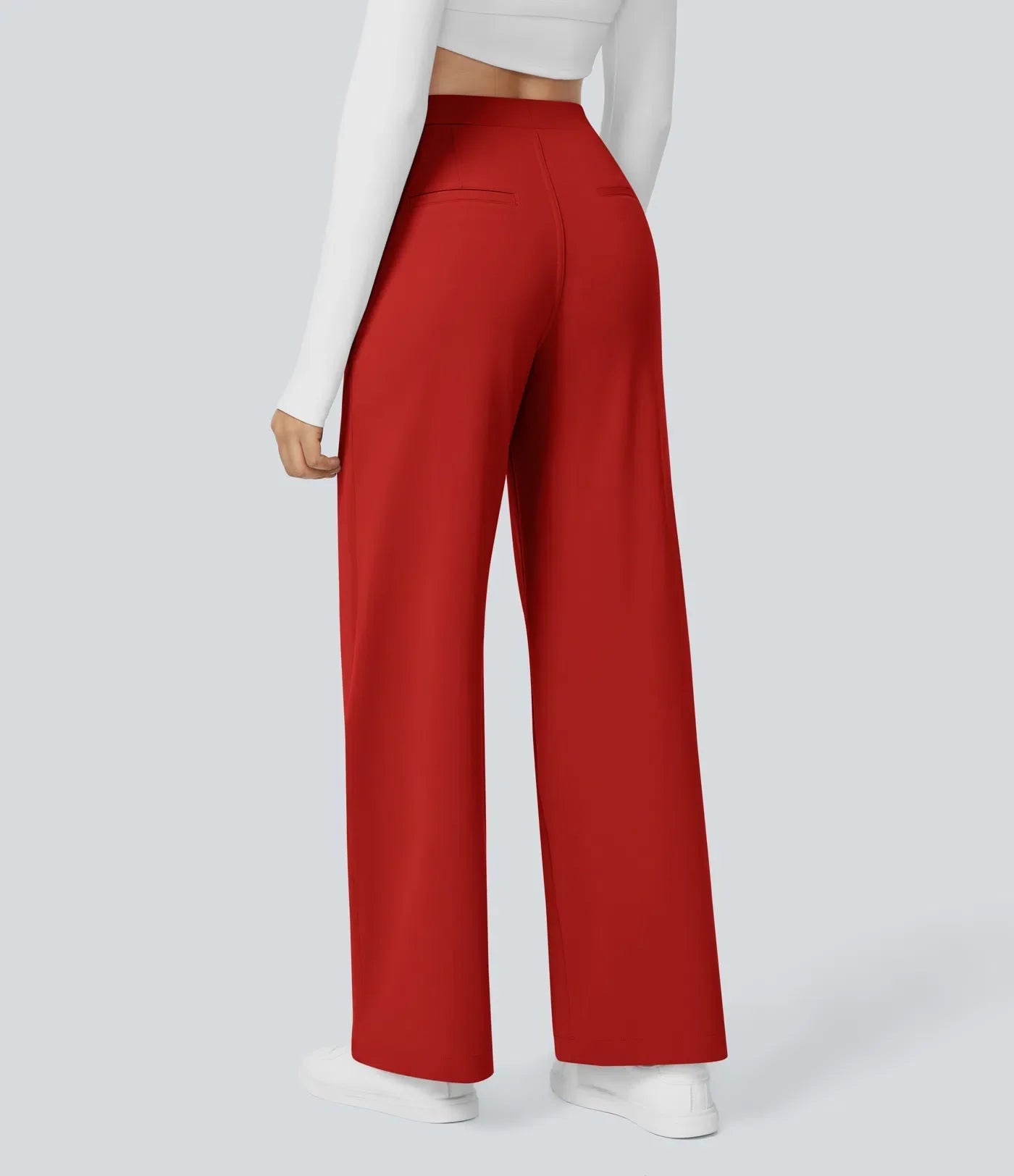 Pantalones Acampanados De Cintura Alta