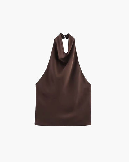 Cristina – Top Con Cuello Halter
