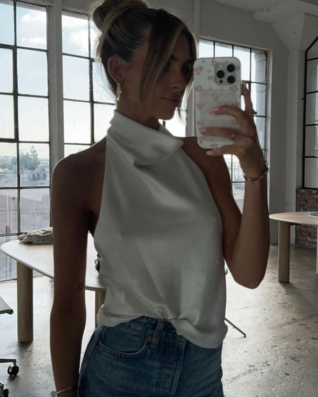 Cristina – Top Con Cuello Halter