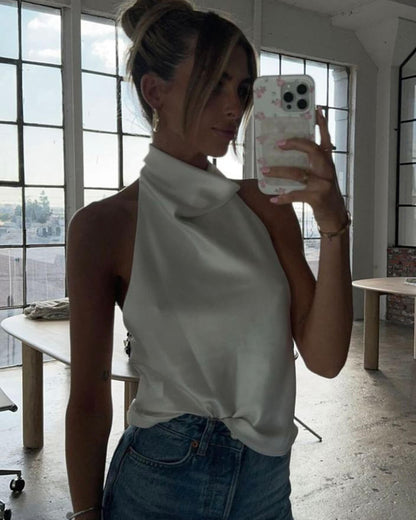 Cristina – Top Con Cuello Halter
