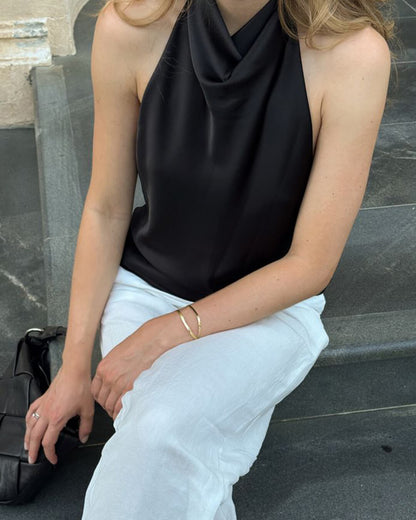 Cristina – Top Con Cuello Halter