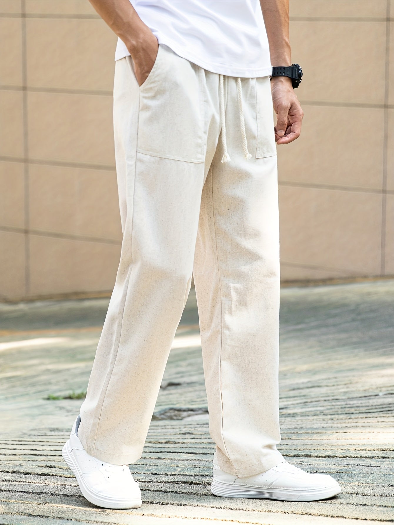 Pantalones de verano de lino informales