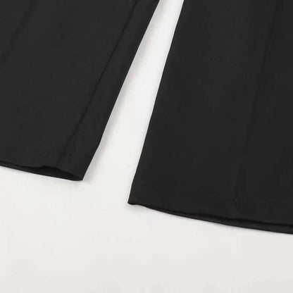Women's high-waisted suit trousers