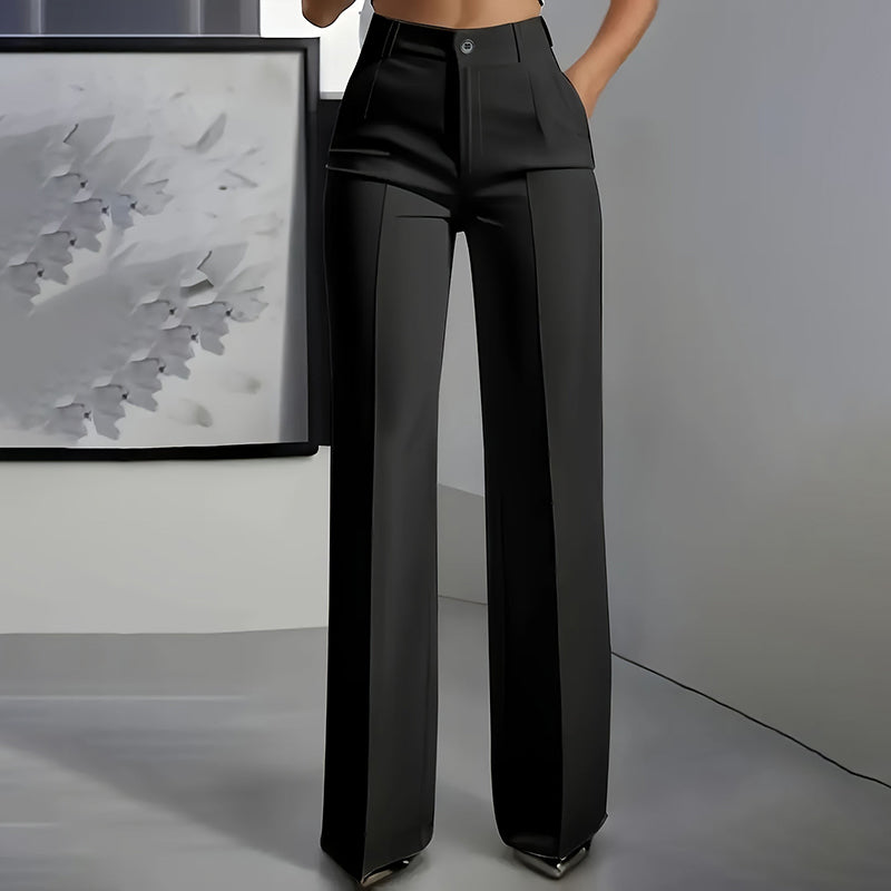 Women's high-waisted suit trousers