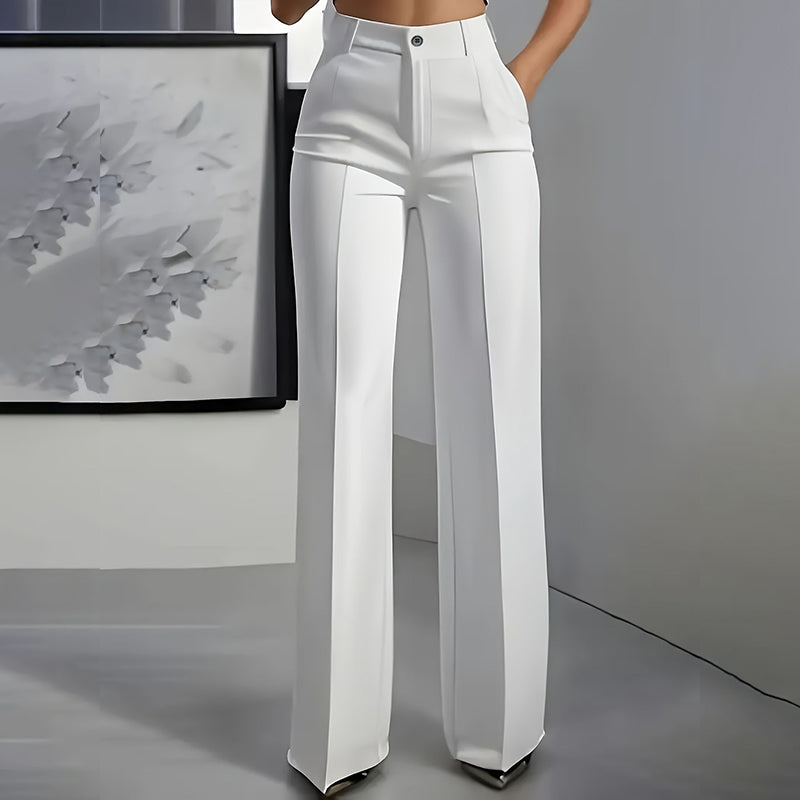 Women's high-waisted suit trousers