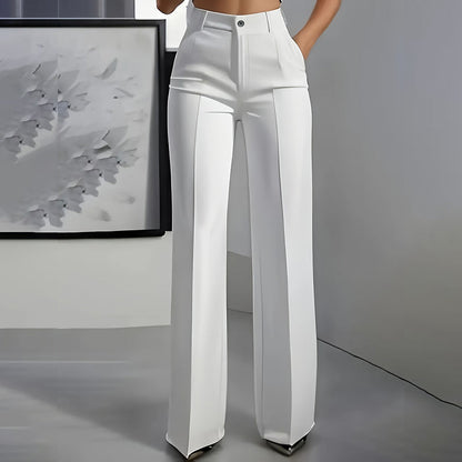 Women's high-waisted suit trousers