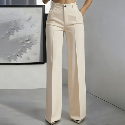 Women's high-waisted suit trousers
