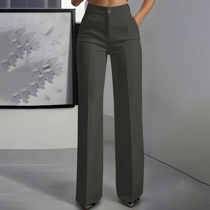 Women's high-waisted suit trousers