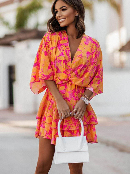 AITANA – Vestido Corto Con Estampado Floral