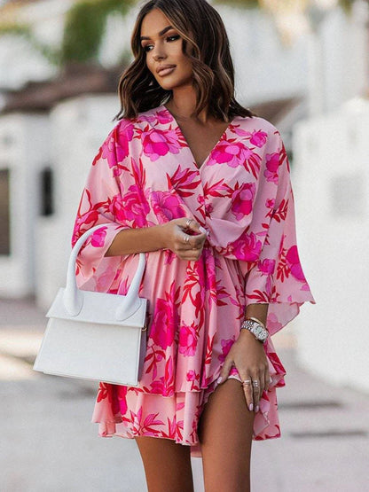 AITANA – Vestido Corto Con Estampado Floral