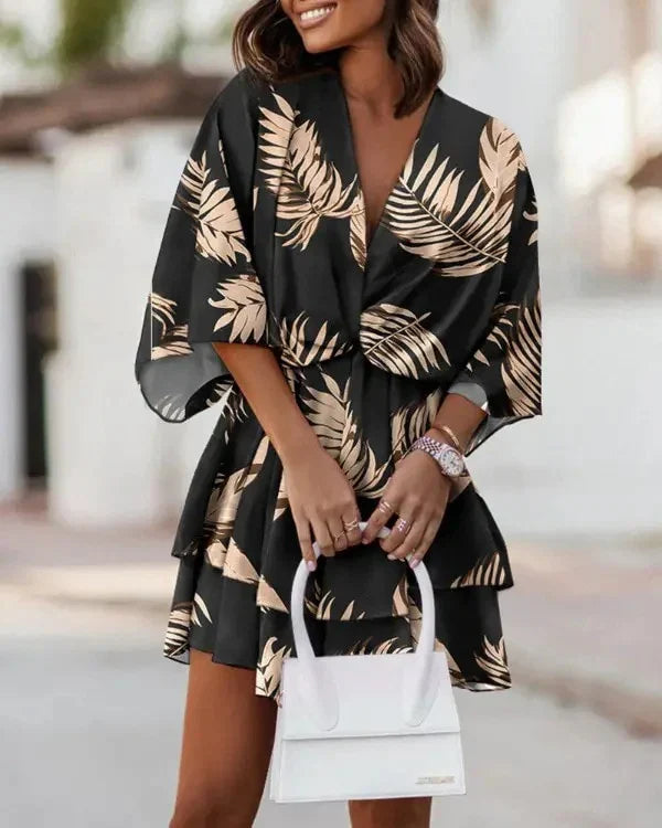 AITANA – Vestido Corto Con Estampado Floral